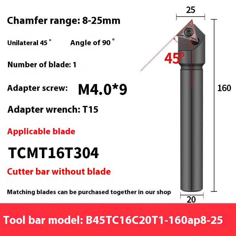 6039 Machining center 15 20 25 30 35 40 45 50 55 60 65 70 75 degree chamfering toolholder TCMT Shandong Denso Pricision Tools Co.,Ltd.